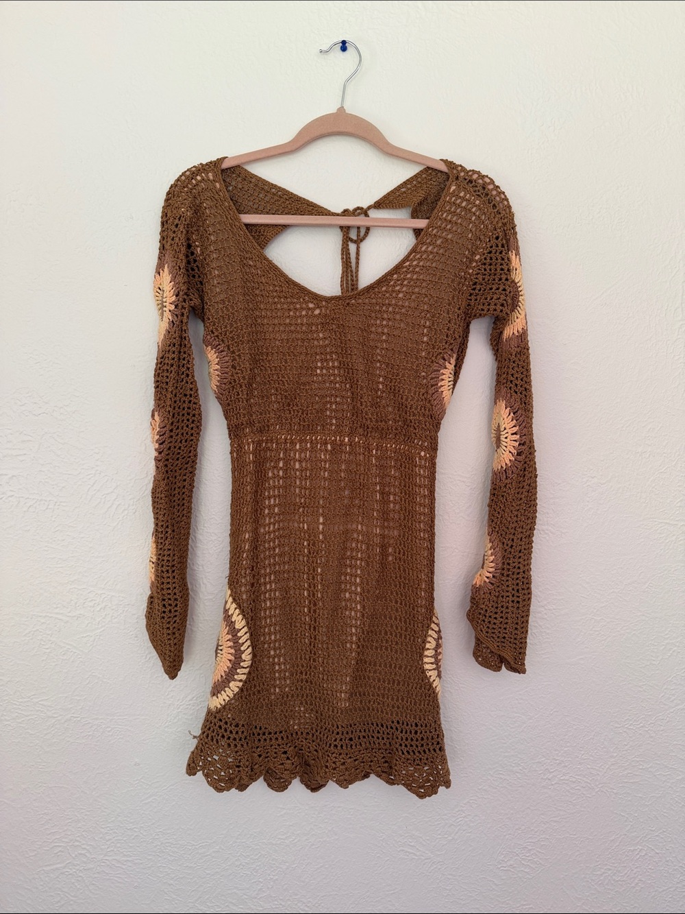 Chasing Unicorns Fall Party Mini Crochet Dress